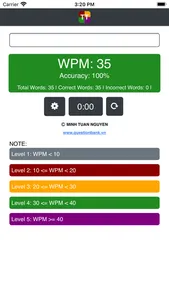 TYPING TEST by QuestionBank screenshot 4
