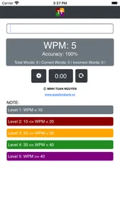 TYPING TEST by QuestionBank screenshot 7