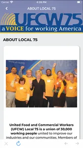 UFCW 75 screenshot 4