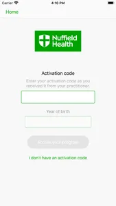 Nuffield Health My Therapy screenshot 0
