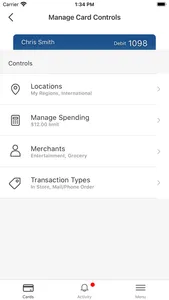 APCOCU Card Manager screenshot 2