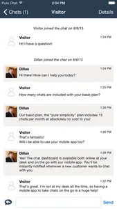 Pure Chat : Live Website Chat screenshot 2