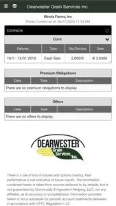 Dearwester Grain Services, Inc screenshot 2