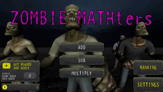 ZOMBIE MATHters screenshot 0