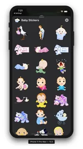 Baby Stickers & Emojis screenshot 1