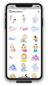 Baby Stickers & Emojis screenshot 5