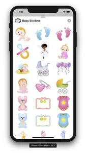 Baby Stickers & Emojis screenshot 7