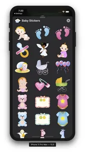 Baby Stickers & Emojis screenshot 8