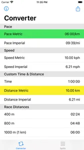 Runner's Calculator, Converter screenshot 2