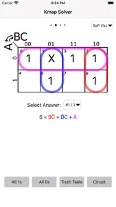 Kmap Solver screenshot 1