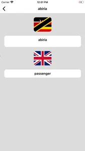 Swahili-English Dictionary screenshot 1