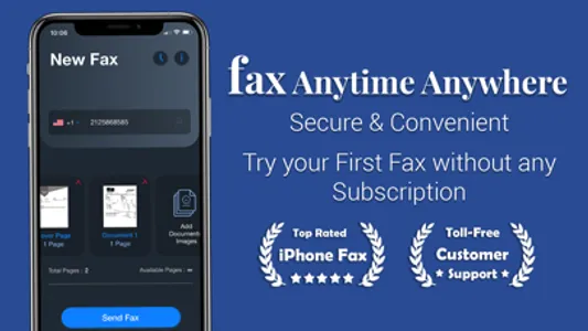 FaxPlus: Send Fax from iPhone screenshot 0