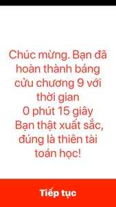 Bảng cửu chương cấp tốc screenshot 3