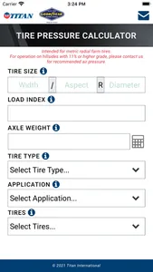 Tire Pressure Calculator screenshot 0