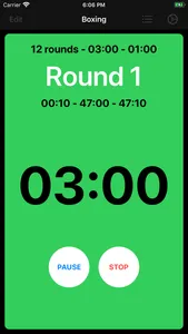 Gymborg Boxing Timer screenshot 0