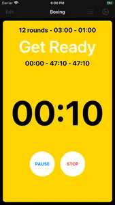 Gymborg Boxing Timer screenshot 2