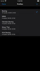 Gymborg Boxing Timer screenshot 5