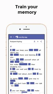LearnBy heart poem or text screenshot 3