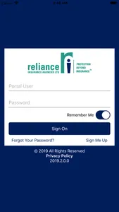 Reliance Insurance Online screenshot 0