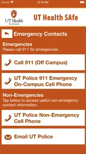 UT Health SAfe screenshot 2