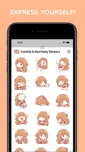 Centilia & Raei Daily Stickers screenshot 2