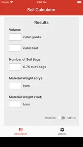 Soil Calculator Plus screenshot 2