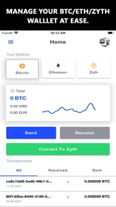 ZYTH Wallet screenshot 0