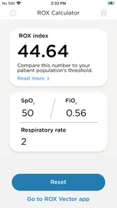 F&P ROX Calculator screenshot 2