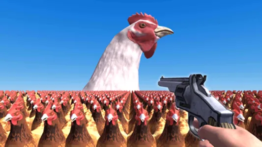 Cluck Shot: Chicken Gun Game screenshot 0