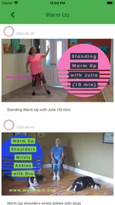 Aging Well Workout App screenshot 2