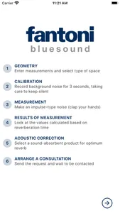 Fantoni Bluesound screenshot 2