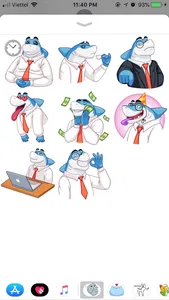 Shark Boss Emoji Stickers screenshot 1