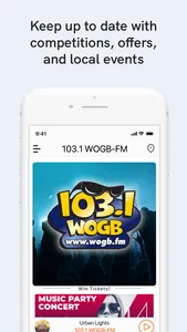 103.1 WOGB-FM screenshot 2