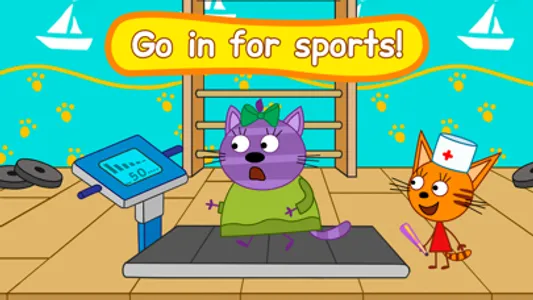 Kid-E-Cats. Hospital fun game screenshot 1