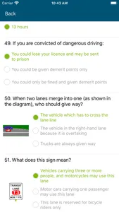Driver licence test QLD Lite screenshot 5