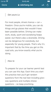 Driver licence test QLD Lite screenshot 6