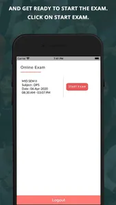 MU Exam screenshot 2