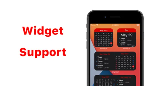 Simple Calendar: Widget Cal screenshot 4
