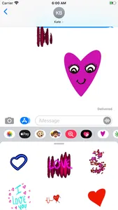 Lovy Sticky - Animated Love screenshot 1