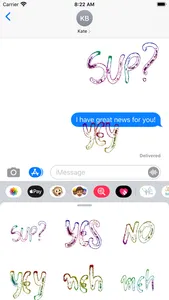 Excla Wordy Sticky - Animated screenshot 2