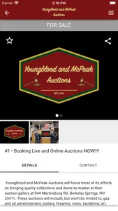 Youngblood and McPeak Auctions screenshot 3