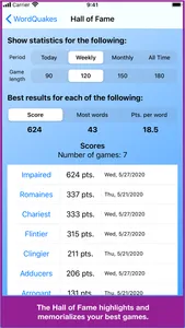 WordQuakes screenshot 5