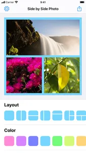 Side by Side Photo Editor Grid screenshot 1