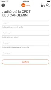 CFDT UES CAPGEMINI screenshot 4