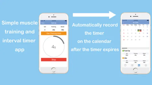 Interval Timer Calendar screenshot 0