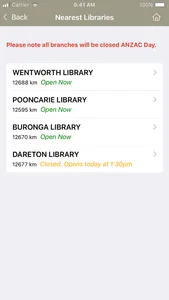 Wentworth Shire Libraries screenshot 4