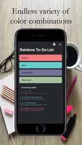 Rainbow TO-DO List & Reminders screenshot 1