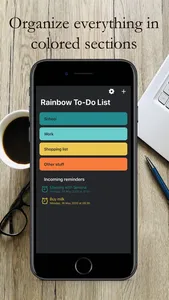 Rainbow TO-DO List & Reminders screenshot 4