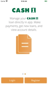 CASH 1 LOANS screenshot 1