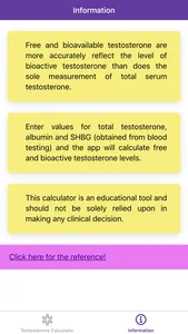 Testosterone Calculator Pro screenshot 1